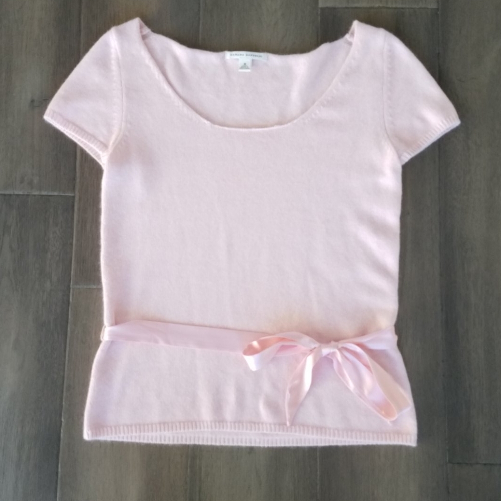 Banana Republic Pink Short Sleeved Sweater